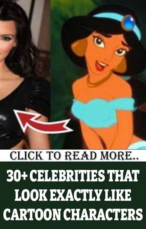 Celebrities That Look Exactly Like Cartoon Characters Artofit