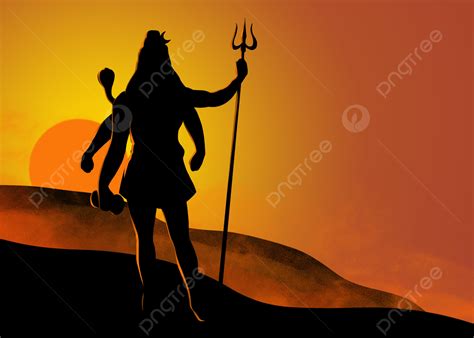 Silhouette Indian Dussehra Festival Background Tokachi Festival