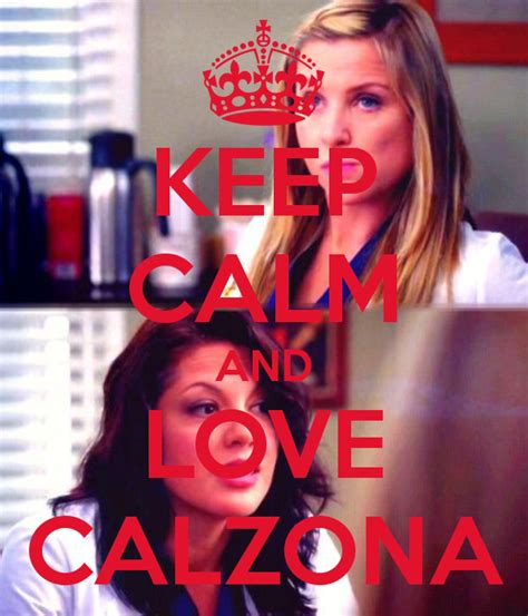 Calzona Jessica Capshaw Arizona Robbins Keep Calm And Love Greys