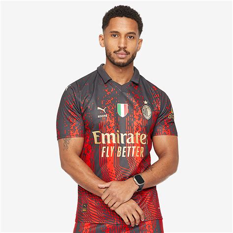 Puma Ac Milan X Koche Th Shirt Fiery Red Puma Black Fiery Red Puma