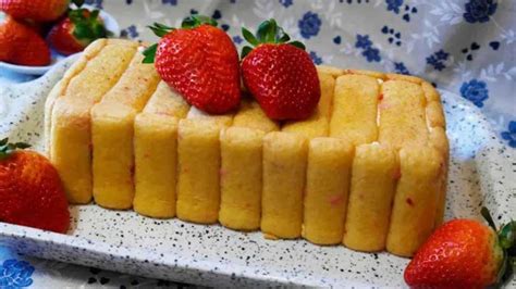 Terrine de boudoirs aux fraises sans cuisson et facile à prépare