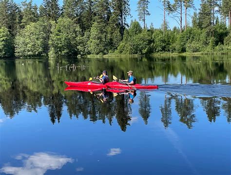 Kajaktour auf eigene Faust Schweden Fluss Svartälven 2023