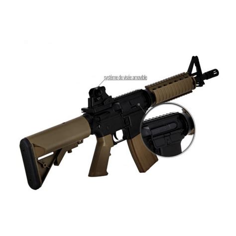 R Plique Airsoft Fusil D Assaut Colt M A Cqb M M Aeg