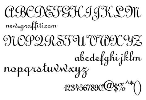 13 New Calligraphy Fonts Alphabet Printable Images Printable