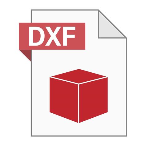 Modern Flat Design Of Dxf File Icon For Web Vector Art At Vecteezy