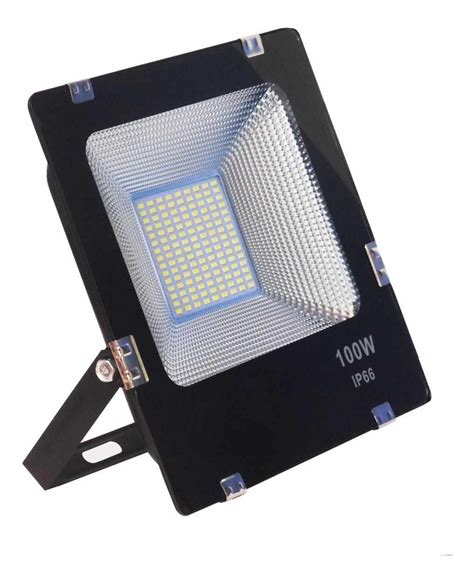 Reflector Led 100w Exterior Luz Fria Remate 110 220 Volts Mercado Libre