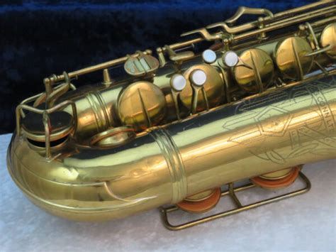 C G Conn M Tenor Saxophone With Naked Lady Serial M