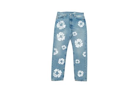 Denim Tears X Levi S Cotton Wreath Jean Light Wash GLAB VN