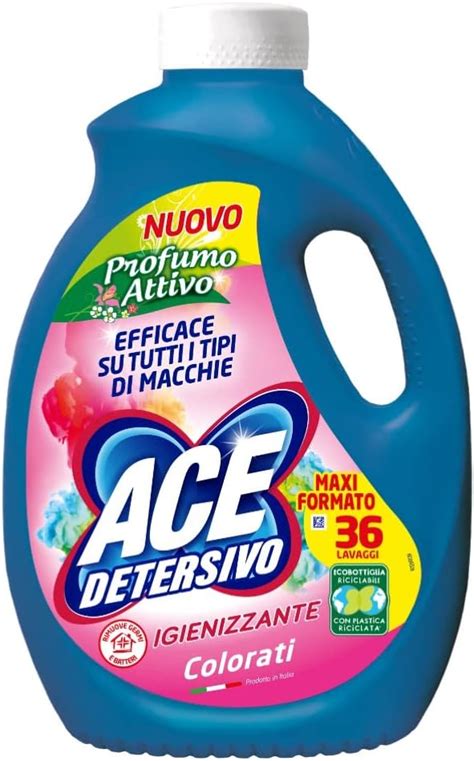 ACE Liquido DETERSIVO Colorati X 36 Lavaggi Eucalipto Amazon It