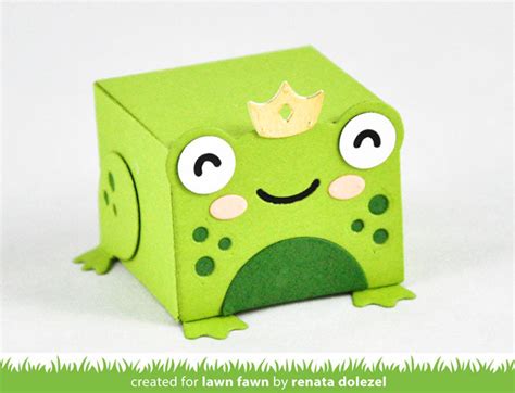 tiny gift box frog add-on | Lawn Fawn