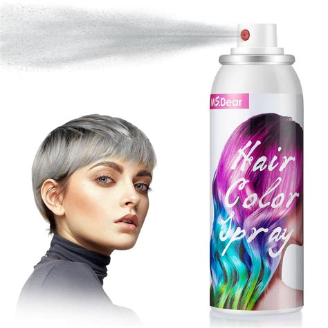 gray hair spray color  time  colors  crazy hair day temporary