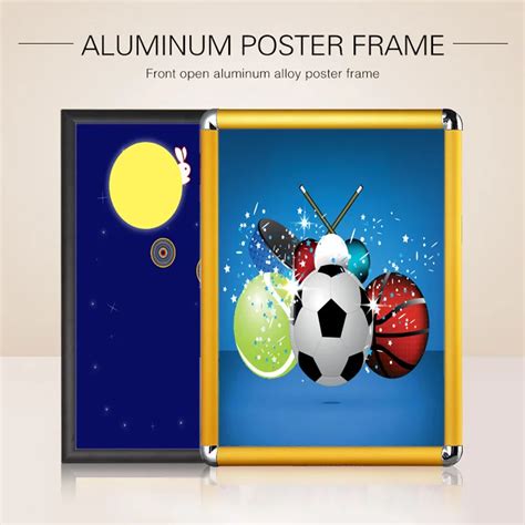 25mm A1 A2 A3 A4 Customized Aluminum Standard Snap Display Frame A0