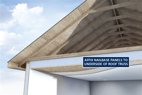 Nailbase Panels As Ceiling On Underside Of Roof Truss Thermapan Structural Insulated Panels Inc