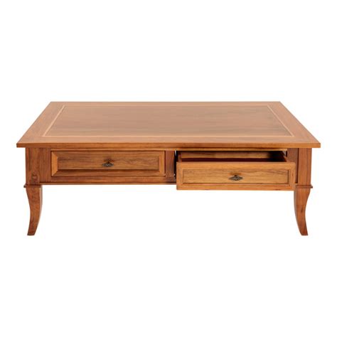 Phoenix 4 Drawer Coffee Table In Tas Blackwood Sapphire Wood