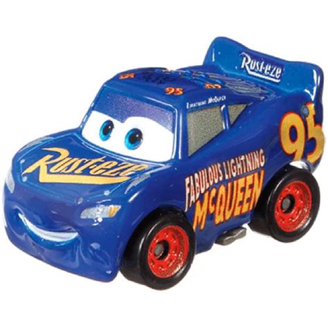 Miniatura Fabuloso Rel Mpago Mcqueen Mini Racers Filme Carros