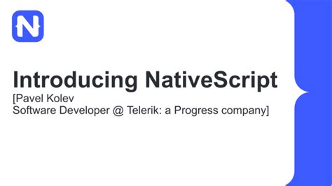 What Is Nativescript