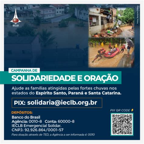 Portal Luteranos Campanha de Solidariedade e Oração as Vítimas das