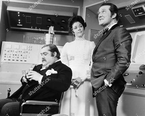 Patrick Newell Linda Thorson Patrick Macnee Editorial Stock Photo