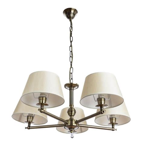 Модная дизайнерская люстра: Люстра кремовая Arte Lamp York A2273LM-5AB ...