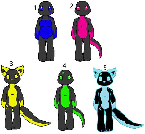 Tmnt Free Oc Adoptables 9 Closed X Mutants By Zarya69 On Deviantart