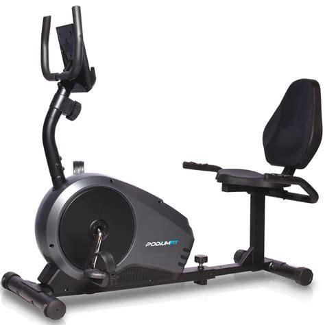 Bicicleta Ergométrica Horizontal PodiumFit H300 Magnética 8cargas