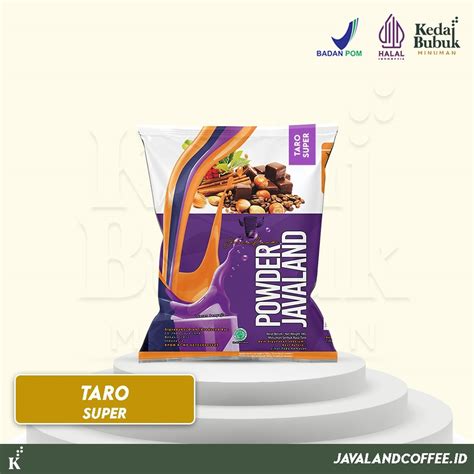 Jual Javaland Bubuk Minuman Rasa Taro Super Super Plain Bubble