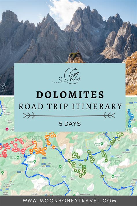 5 Day Dolomites Itinerary Route Map Artofit