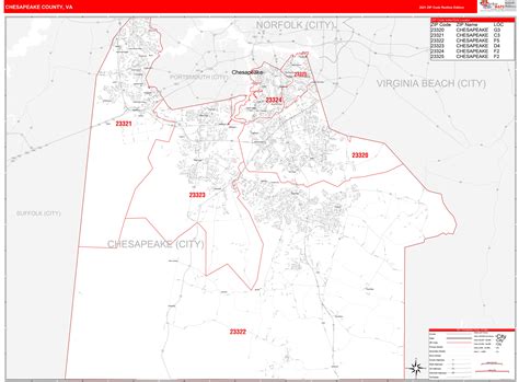 Navigating Chesapeake Virginia A Comprehensive Guide To Zip Codes Map Creating Tool Design