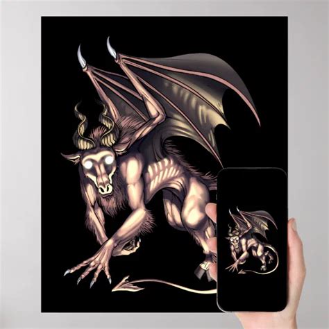 Jersey Devil Cryptid Creature Poster | Zazzle