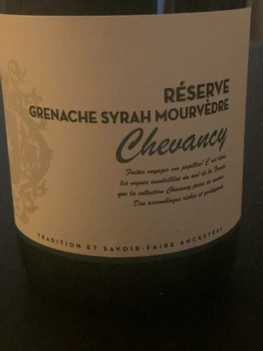 Vignerons du Narbonnais Chevancy Réserve Grenache Syrah Mourvèdre