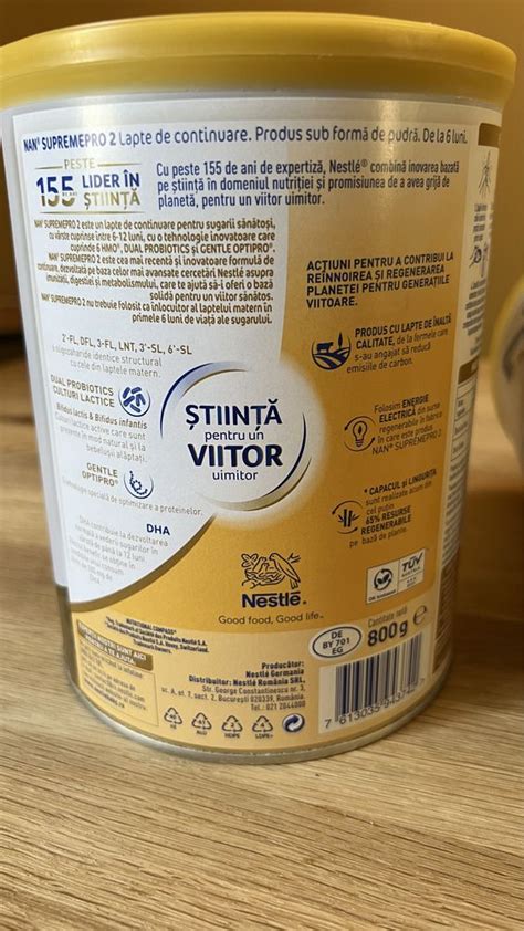 Sigilat Formula De Lapte Praf Nan Supreme Pro G Nestle Bucuresti