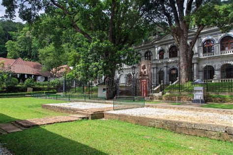 Museo Budista Internacional Kandy Sri Lanka Foto De Archivo