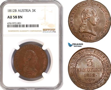 Austria Kreuzer Franz Ii Ngc Au Bn Ma Shops