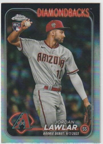 Topps Chrome Update Jordan Lawlar Ss Arizona Rookie Silver