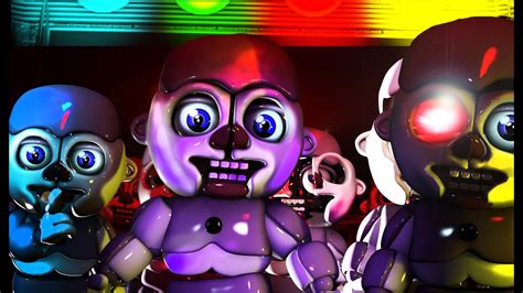 Sfm Fnaf Bidybab Jumpscare Minireena Sister Location Sfm Plus Youtube