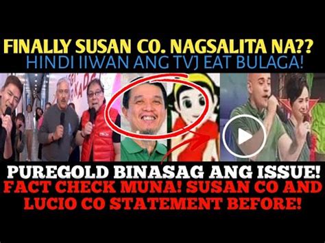 Puregold Issue Susan Co Nagsalita Na Fact Check Muna Susan Co And