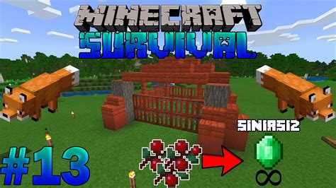 HARİKA TATLI ORMAN MEYVESİ FARMI AŞIRI VERİMLİ Minecraft PE Survival