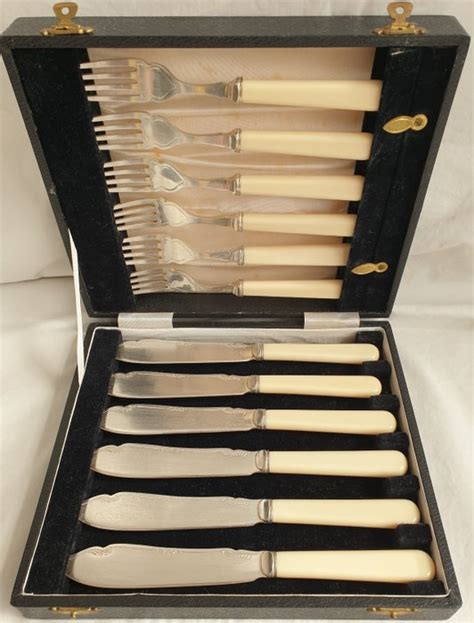 G H Arma Fish Cutlery For Set Edwardian Catawiki