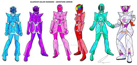 Glamour Salon Rangers Gemstone Armor By Lavenderranger On Deviantart