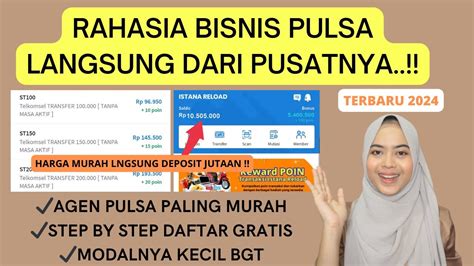 CARA MEMULAI BISNIS PULSA LEWAT HP UNTUK PEMULA REKOMENDASI AGEN