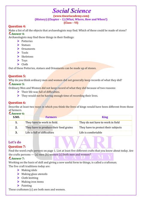 Ncert Solutions For Class 6 Social Science Sst Updated For 2024 25