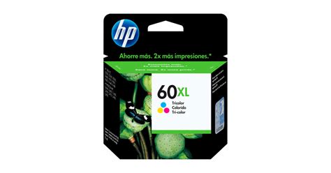 CARTUCHO TINTA ORIGINAL HP 60XL TRICOLOR HP Memomedia Mayorista De