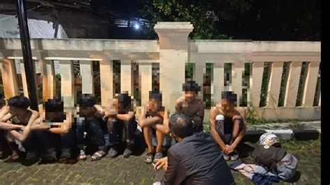 18 Remaja Pesta Miras Di Kosan Akhirnya Diamankan Polisi