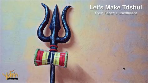 How To Make Trishul At Home With My Step By Step Instruction Paper