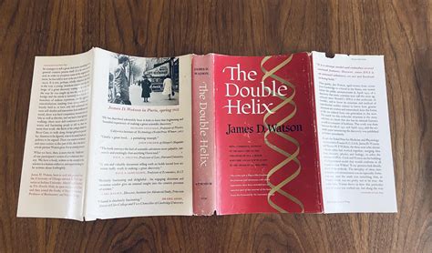 The Double Helix By James D Watson Near Fine Hardcover 1968 1st Edition Hollow N Hill Books