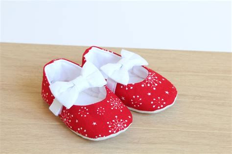 Red Shoes Baby Girl Shoes Toddler Shoe Newborn Shoe Baby Etsy