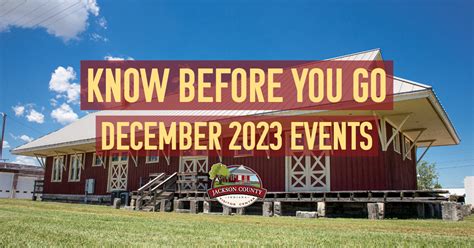 Know Before You Go – December 2023 Events in Jackson County – Family ...