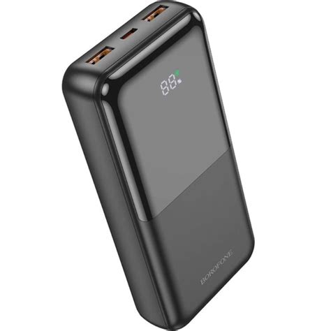 Powerbank Borofone BJ36A Time 22 5W PD20W Fully 20000 mAh Black Qiyməti