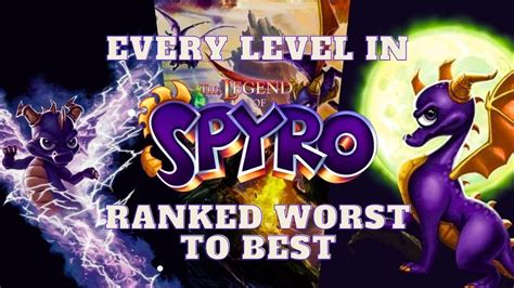 Ranking All The Legend Of Spyro Levels From Worst To Best Youtube