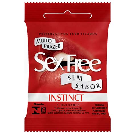 Preservativo Masculino Para Sexo Oral Sem Sabor Sex Free Instinct 3